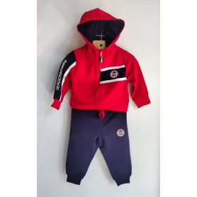 TUTA CON ZIP E CAPPUCCIO SERGIO TACCHINI