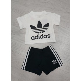 TUTA CORTA ADIDAS 100%CO 0/4 ANNI