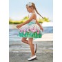 VESTITO MAYORAL CON FIORI 2/9 ANNI