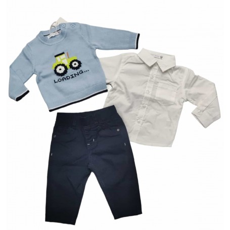 COMPLETO TRE PEZZI 3/18 MESI