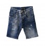 JEANS CORTO CON STRAPPI 3/7 ANNI