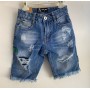 JEANS CORTO CON STRAPPI 3/7 ANNI