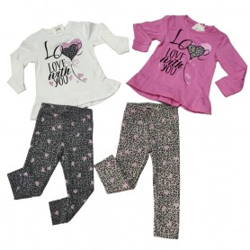 COMPLETO CON LEGGINGS LOLLITOP 3/7 ANNI