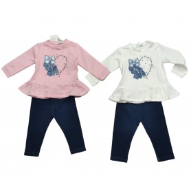 COMPLETO CON LEGGINGS IN CALDO COTONE