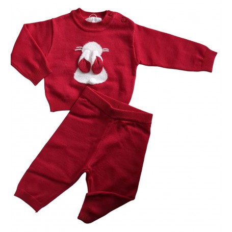 COMPLETO NEONATO ROSSO