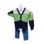 COMPLETO TRE PEZZI CON JEANS 3/8 ANNI
