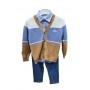 COMPLETO TRE PEZZI CON JEANS 3/8 ANNI