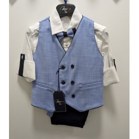 COMPLETO ELEGANTE 4 PEZZI 3/7 ANNI