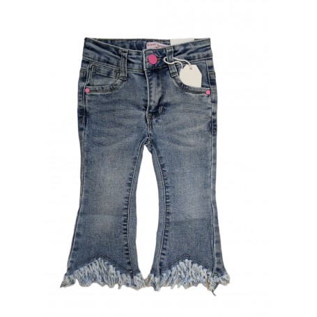 JEANS CON ZAMPA NEONATA 12/36 MESI