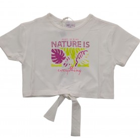 T-SHIRT IN COTONE CROPPED ATIVO 4/12 A