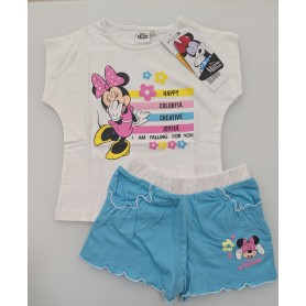 COMPLETO DUE PEZZI MINNIE 3/8 ANNI