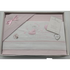 COMPOSE CULLA TRE PEZZI IN COTONE