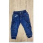 JEANS CON ELASTICO NEONATO 9/36 MESI