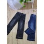 JEANS LARGO CON FRANGE 4/14 ANNI