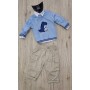 COMPLETO TRE PEZZI NEONATO 3/12 MESI