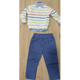 COMPLETO TRE PEZZI NEONATO 12/36 MESI