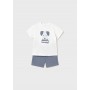 COMPLETO CON BERMUDA E T-SHIRT 12/36M