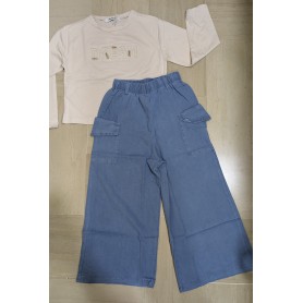 COMPLETO DUE PEZZI CON JEANS 6/12A