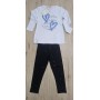 COMPLETO CON LEGGINGS LUNGO COTONE 4/12A