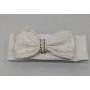 FASCIA CON FIOCCO E BRILLANTINI