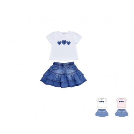 COMPLETO CON GONNA JEANS