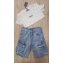 JEANS CON TASCONI CORTO 8/16A