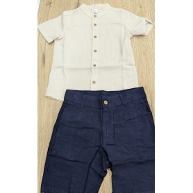 COMPLETO CORTO CON CAMICIA 4/14A