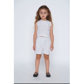TOP A RIGHE CON ROSA MANILA GRACE 3/7 A