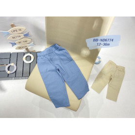 PANTALONE LUNGO IN LINO 12/36M