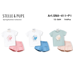 COMPLETO CON SHORTS 12/36 MESI