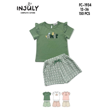 COMPLETO CON SHORTS 12/36 MESI