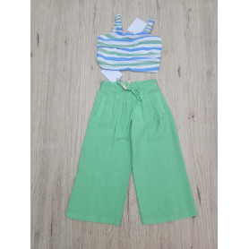 PANTALONE LUNGO LINO 3/7 ANNI