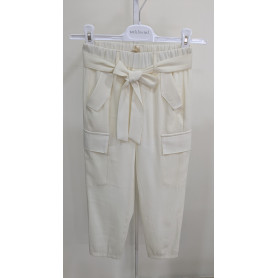 PANTALONE RAGAZZA CON TASCHE 8/16 ANNI