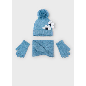 COORDINATO CAPPELLO,GUANTI E SCIARPA