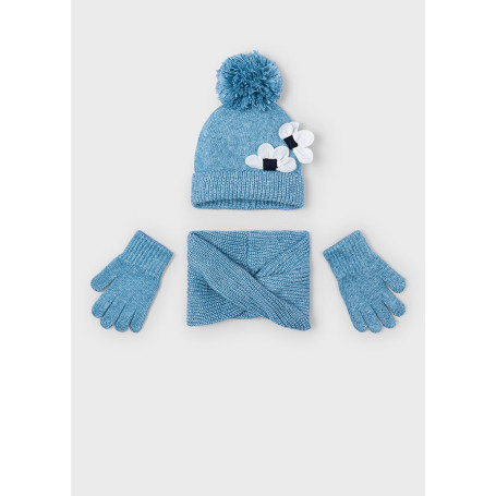 COORDINATO CAPPELLO,GUANTI E SCIARPA