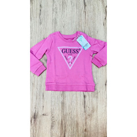 FELPA GIROCOLLO GARZATA GUESS