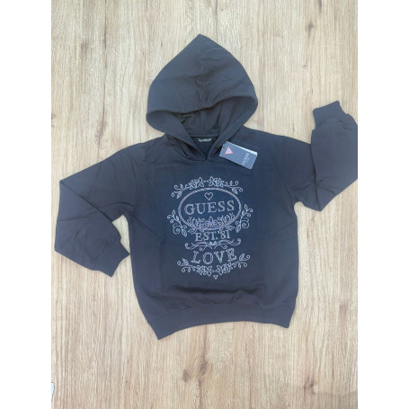 FELPA GIROCOLLO GARZATA GUESS