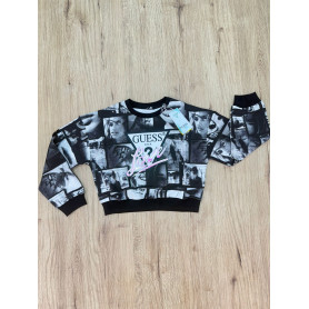 FELPA GIROCOLLO GARZATA GUESS