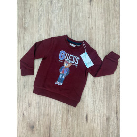 FELPA GIROCOLLO GARZATA GUESS