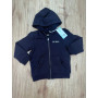 FELPA CON ZIP E CAPPUCCIO GARZATA GUESS