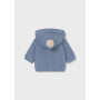 GIACCONE IN MAGLIA CON CAPPUCCIO