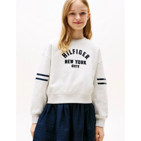 FELPA GIROCOLLO GARZATA TOMMY HILFIGER