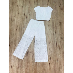 PANTALONE ELEGANTE RICAMATO MELISIA BAI