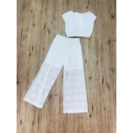 PANTALONE ELEGANTE RICAMATO MELISIA BAI