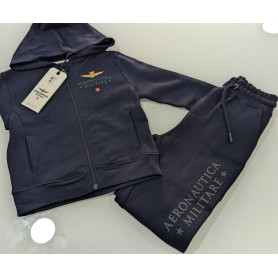 TUTA CON FELPA CON ZIP GARZATA