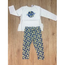 COMPLETO CON LEGGINGS LUNGO COTONE ATIVO