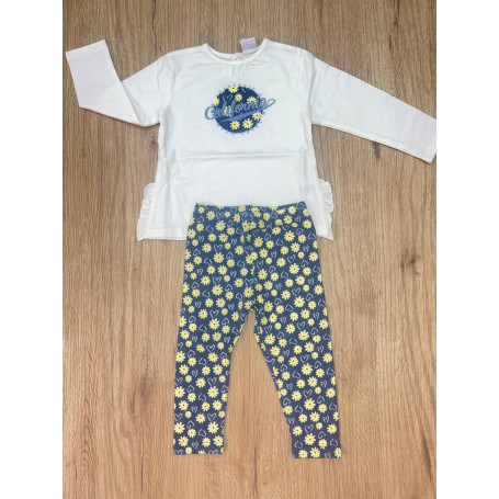COMPLETO CON LEGGINGS LUNGO COTONE ATIVO