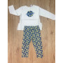 COMPLETO CON LEGGINGS LUNGO COTONE ATIVO