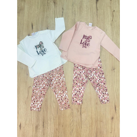 COMPLETO CON LEGGINGS LUNGO COTONE ATIVO