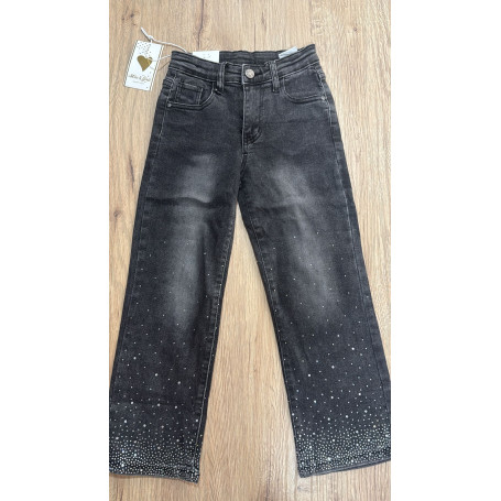 JEANS ELASTICO CON BRILLANTINI